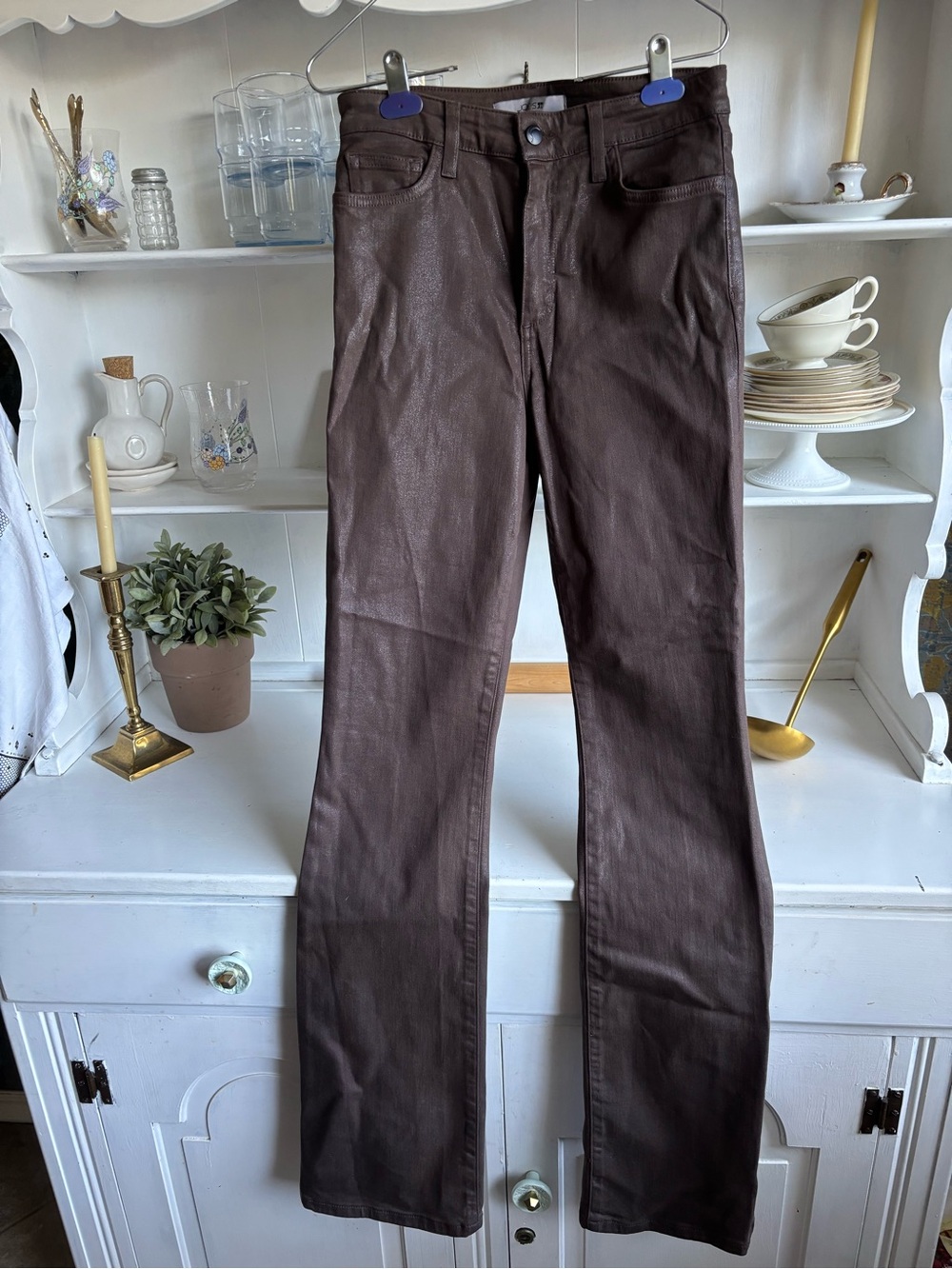 Joe's Jeans Women's Chocolate Brown Wide-Leg Jeans
